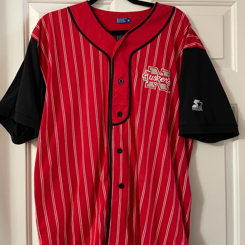 Vintage university of Nebraska baseball jersey